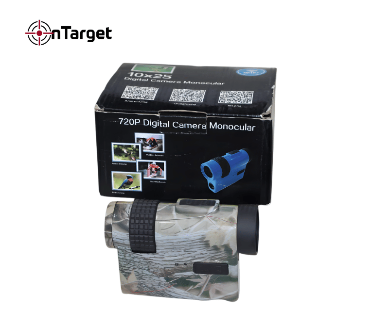 10×25 Digital Camera Monocular – 720p HD Handheld Optic for Outdoor & Wildlife Viewing